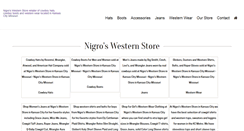 Desktop Screenshot of nigroswesternstore.com